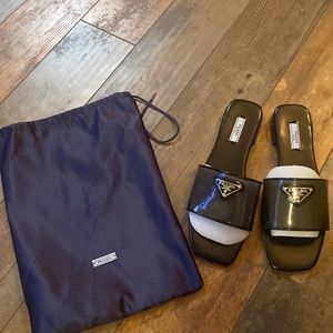 PRADA PVC sandals